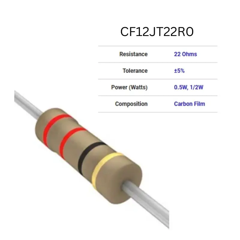 Sei Stackpole Cf Series Carbon Film Resistors - Through Hole 1