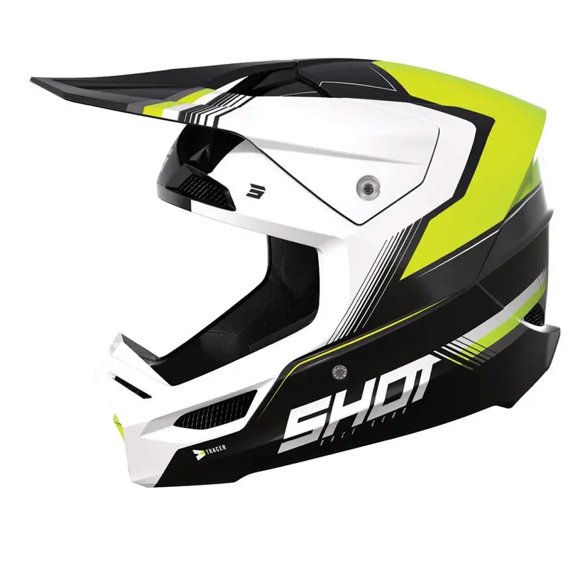 Shot - 2023 Race Mips Tracer Black/White/Yellow Helmet 1