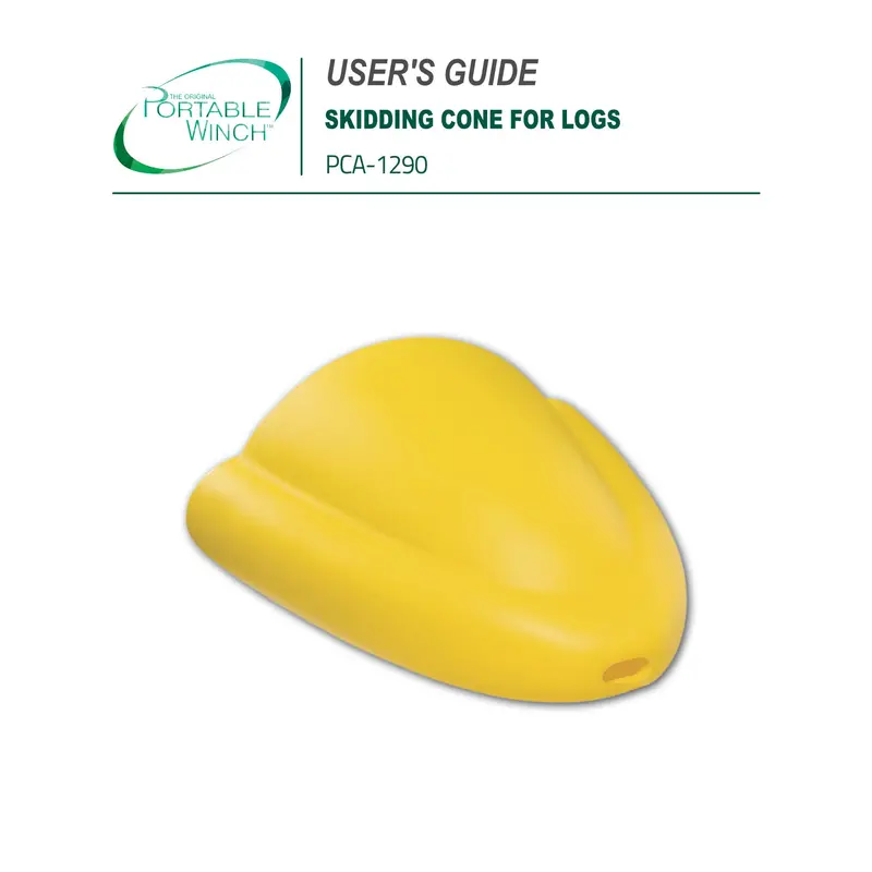 Skidding Cone For Logs - Instructions 1