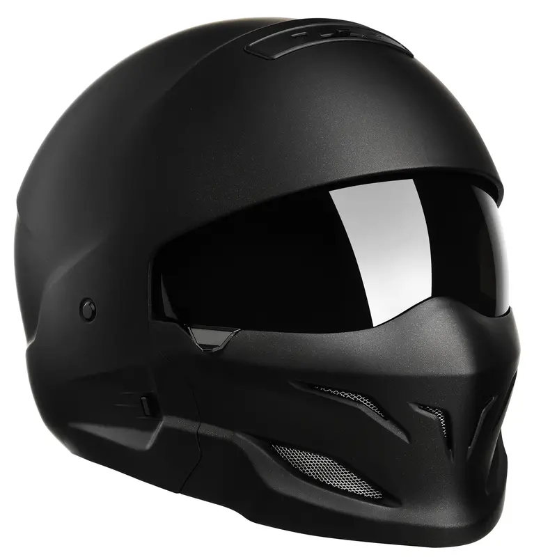 Solar Full Face Helmet - Half Face - With Visor 1