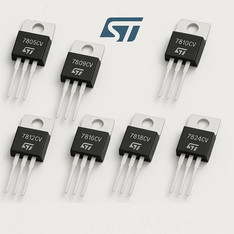 Stmicroelectronics: 78Xx Series Positive Linear Voltage Regulator To-220 Ic 1