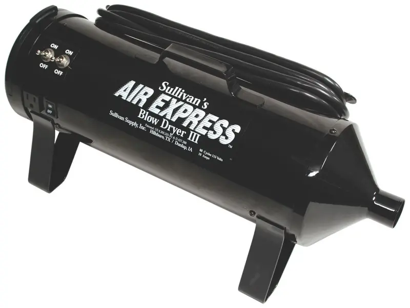 Sullivan's Air Express Iii – High-Powered Dual Motor Pet & Livestock Blow Dryer With Heat Booster 1