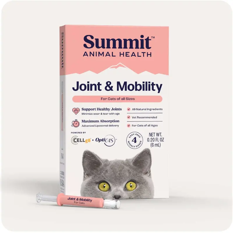 Summit Animal Health - Joint & Mobility Liquid For Cats, 6Ml 1