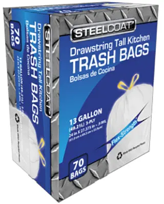 Tall Kitchen Drawstring 13 Gal 120 Bx 1