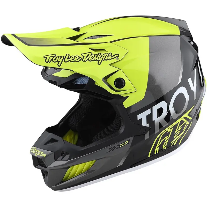 Tld - Se5 Composite Qualifier Glo Yellow/Black Helmet 1