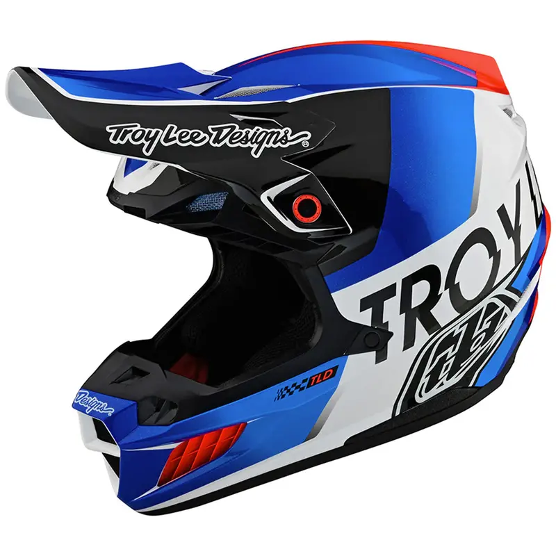 Tld - Se5 Composite Qualifier White/Blue Helmet 1