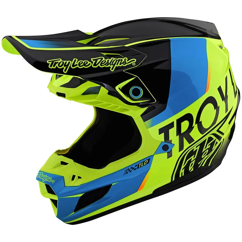 Tld - Se5 Composite Qualifier Yellow/Blue Helmet 1