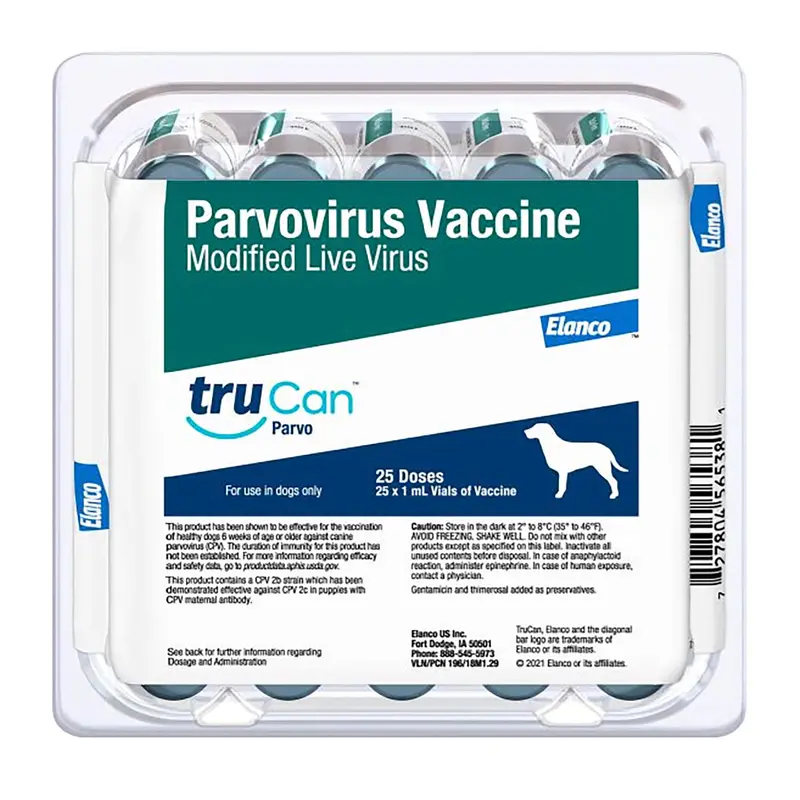 Trucan Parvo / Duramune Max Pv Dog Vaccine (25 X 1Ml) 1