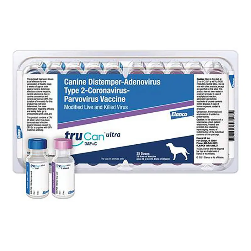 Trucan Ultra Dap+C /Ultra Duramune Dap+C Dog Vaccine (25 X 0.5Ml) 1