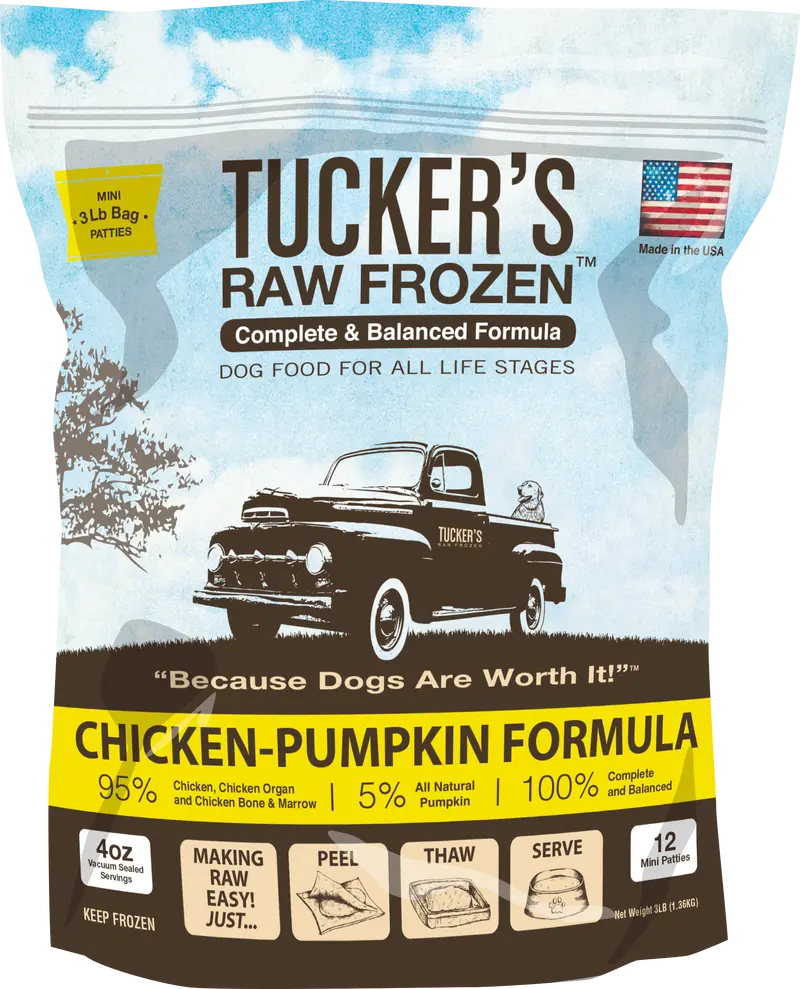 Tucker's Chicken-Pumpkin Complete And Balanced Raw Diets For Dogs 1