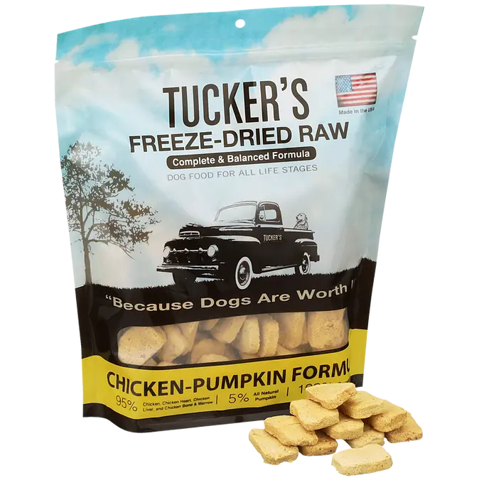 Tucker's Freeze-Dried Raw Chicken-Pumpkin Dog Food 1