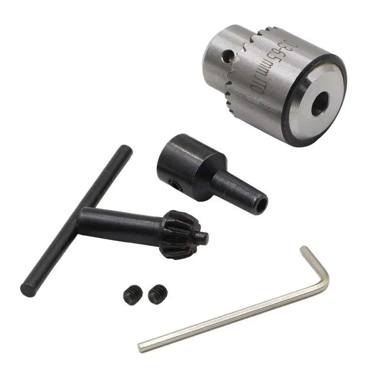 [Type 2] 0.3-6.5Mm Drill Chuck Set For 775 Dc Motor (5Mm Shaft) Rotary Tool 1