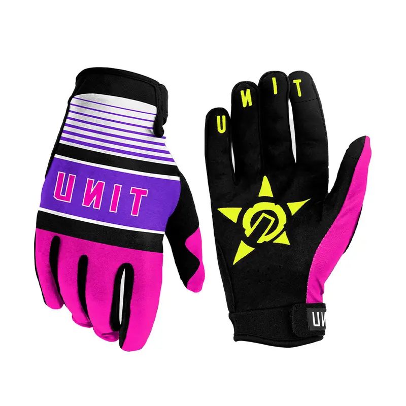 Unit - 2024 Youth Cobra Pink/Multi Gloves 1