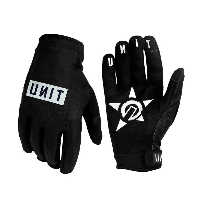 Unit - 2024 Youth Stack Black/White Gloves 1