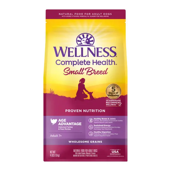 Wellness Complete Health Natural Small Breed Senior Health Recipe Dry Dog Food 1