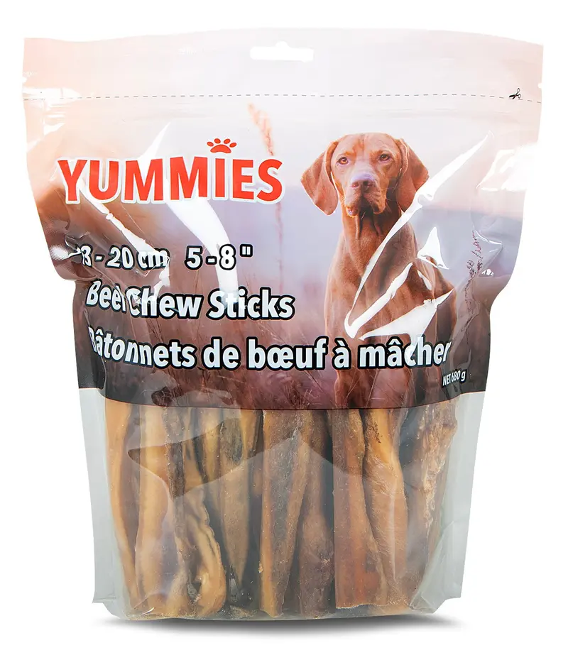 Yummies Beef Chew Sticks, 5" - 8", 680 G 1