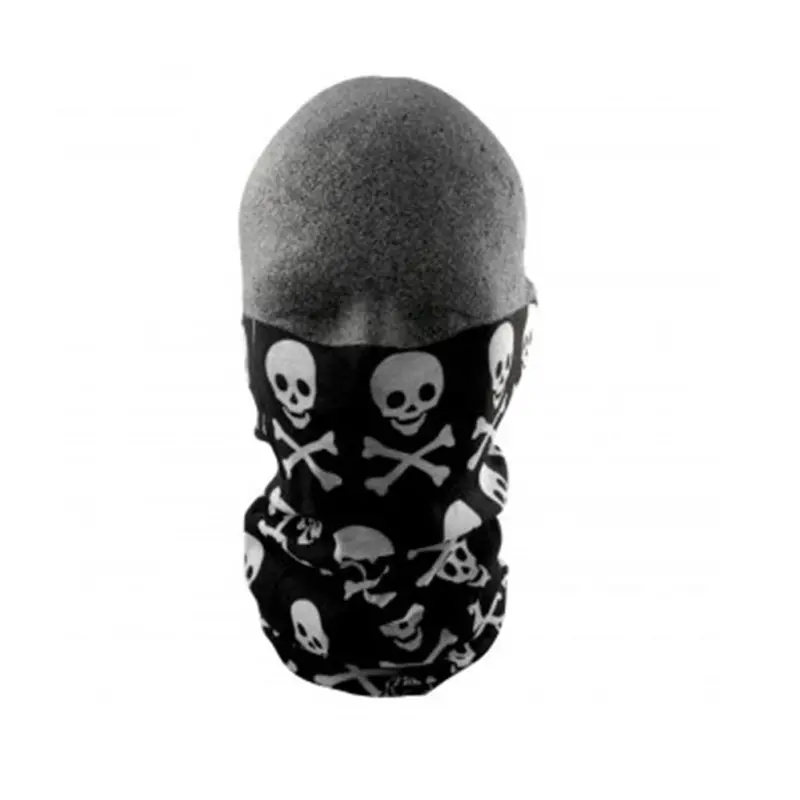 Zan Headgear - Motley Neck Tube All-Weather Crossbones 1