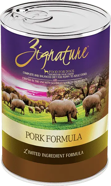 Zignature Limited Ingredient Diet Pork Recipe Wet Dog Food 1