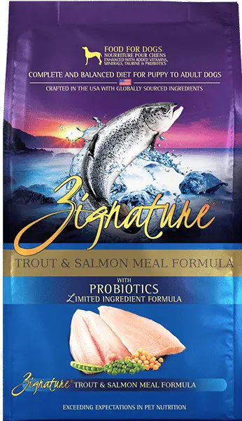 Zignature Limited Ingredient Trout & Salmon Formula Dry Dog Food 1