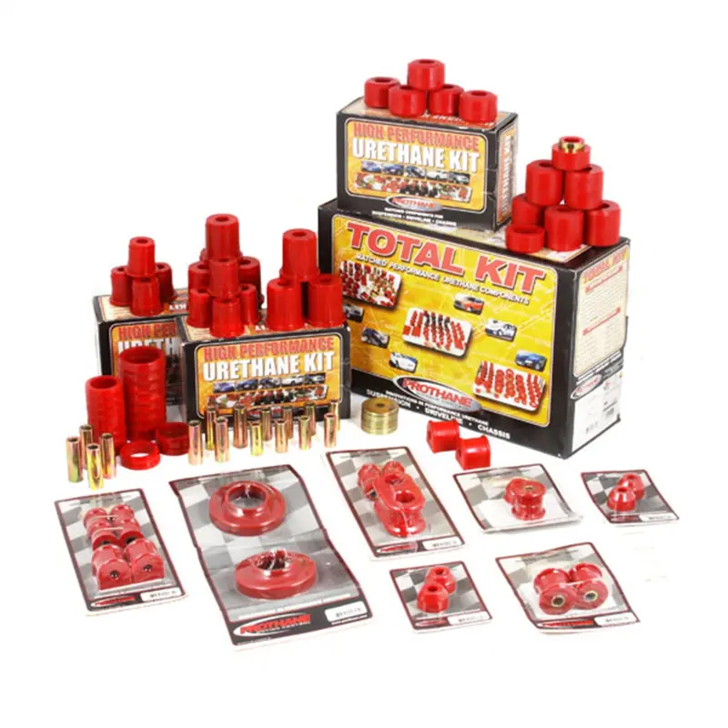 Rugged Ridge Polyurethane Sway Bar Bushing Kit – Red, Model 18350.06 1